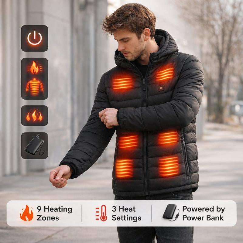 ArcticFlow™ Men’s 9-Zone Heated Outdoor Vest  Premium / Stylish